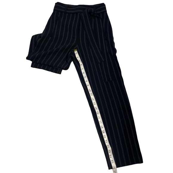 Wilfred Jallade Black/White Stripe Tie Front Pant Size 0 - Picture 10 of 14